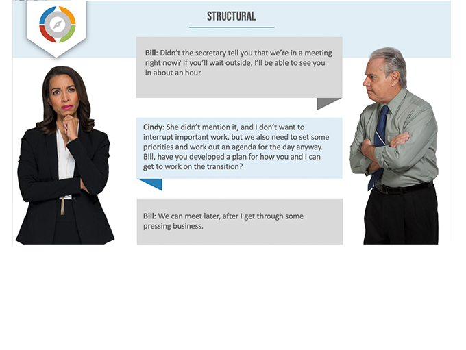 onscreen speech bubbles